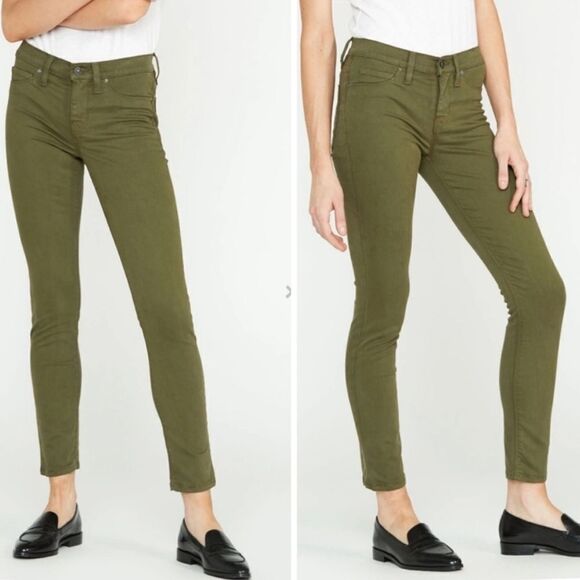 HUDSON Nico Super Skinny Pant Olive Green - Picture 1 of 9